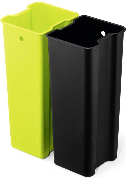Produktbild Durable Sensor Abfalleimer NO TOUCH DUO 2x20l silber (40 l)