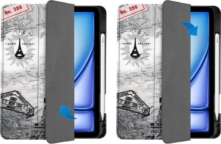 Image du produit Cover-Discount iPad Air 11 2024 - Étui Smart Motif porte-crayon (iPad Air 11 2024 (M2))