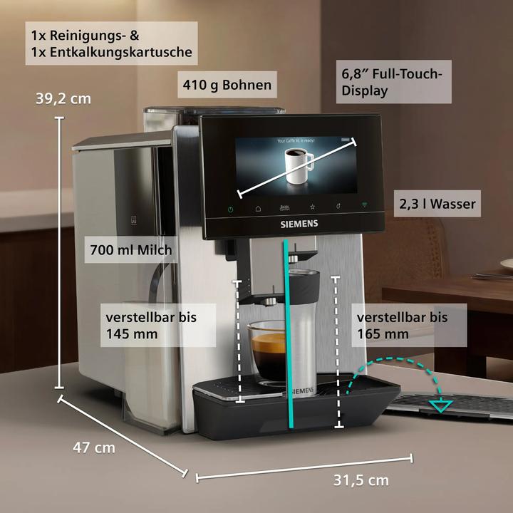 Actual product image Siemens EQ900 plus