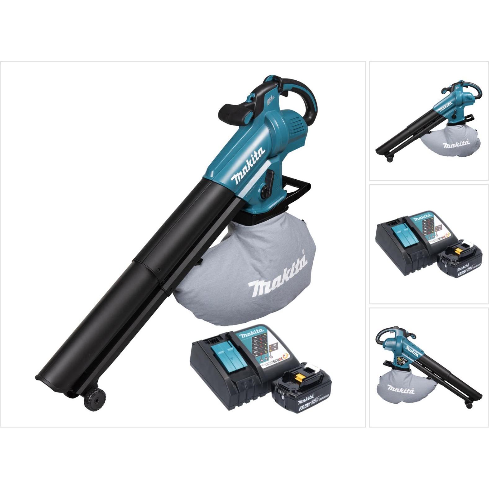 Makita, Laubsauger + Laubbläser, DUB 187 RF Akku LaubblÃ¤ser und Laubsauger 18 V Brushless + 1x Akku 3,0 Ah + LadegerÃ¤t...