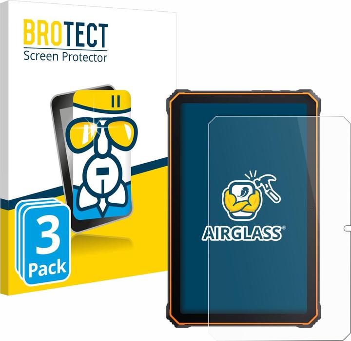 Produktbild BROTECT AirGlass Panzerglasfolie (3 Stk., Blackview Active 8 Pro)