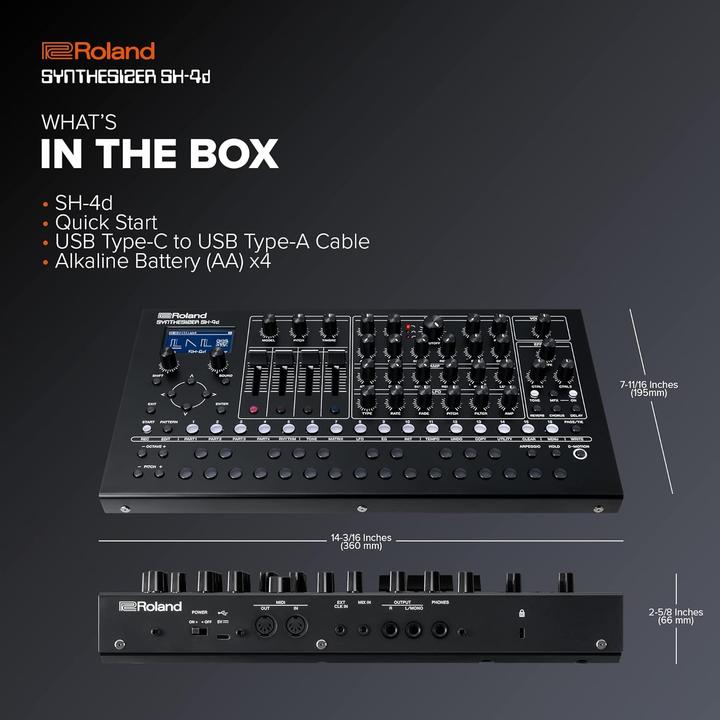 Produktbild Roland SH-4D Desktop Synthesizer