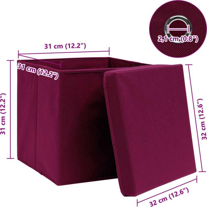 Produktbild vidaXL Aufbewahrungsbox (32 cm, 10x)
