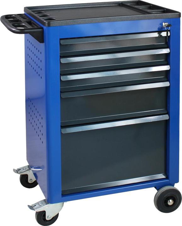Actual product image ADB Basic workshop trolley blue 5 drawers (5x)