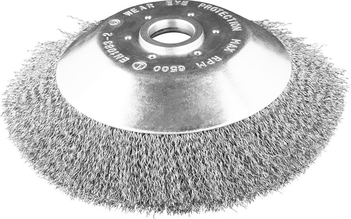 Produktbild Graphite Drahtbürste für Freischneider 200 x 25,4 mm, weiche, gewellte Drähte
