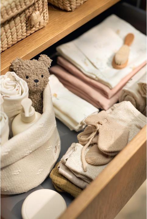 Actual product image Jollein Care basket Cosy Knit Ivory 14 x 18 cm