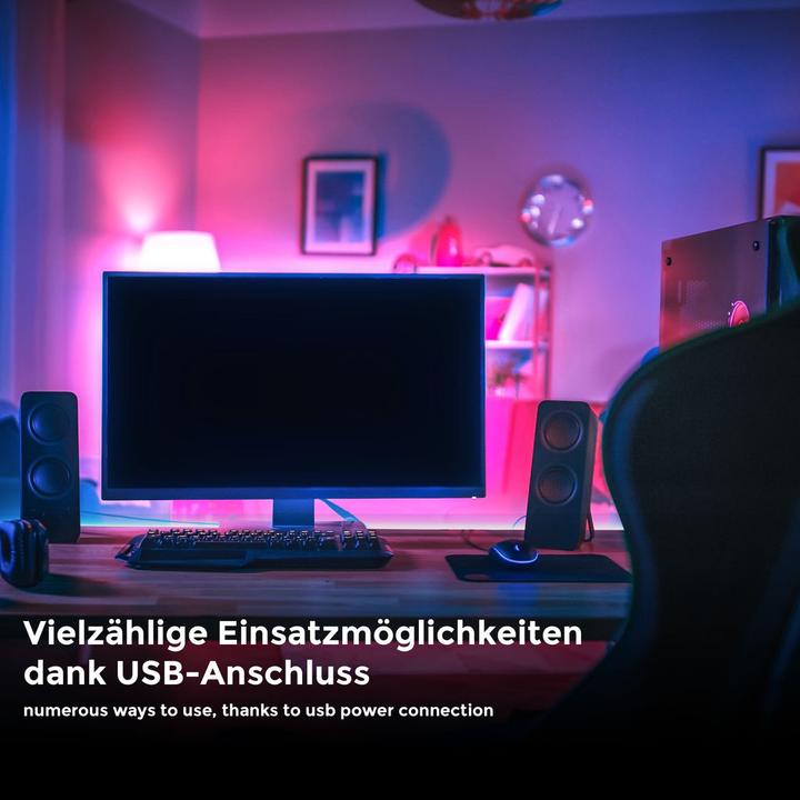 Immagine prodotto B.K.Licht Flexband (RGB, 2.50 cm, Interno)