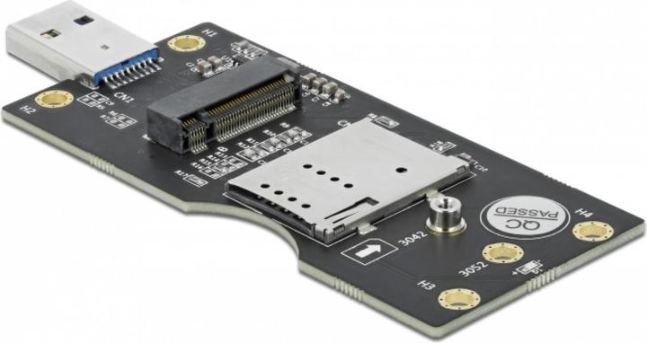 Produktbild Delock USB 3.0 Konverter Typ-A Stecker zu M.2 Key B mit SIM Slot (0.01 m, USB 3.0)