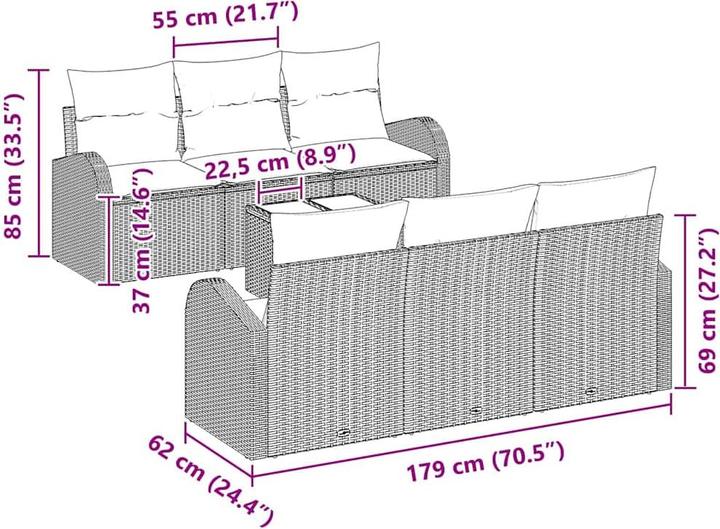 Produktbild vidaXL Kiera