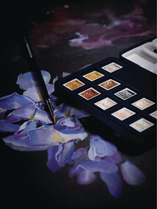 Image du produit Van Gogh Aquarell Pocketbox Metallic 12 (Multicolore)