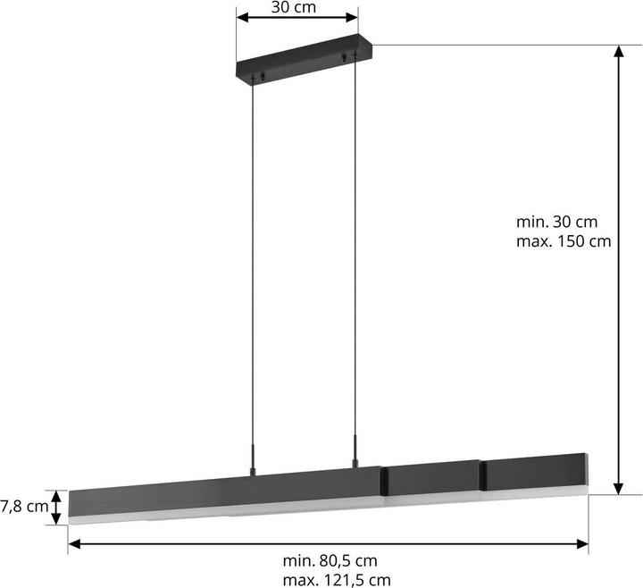 Produktbild Lucande Torven (4500 lm)