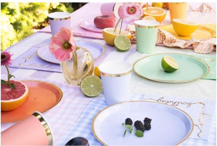 Actual product image Partydeco Farbige Teller (6St.) (6x)