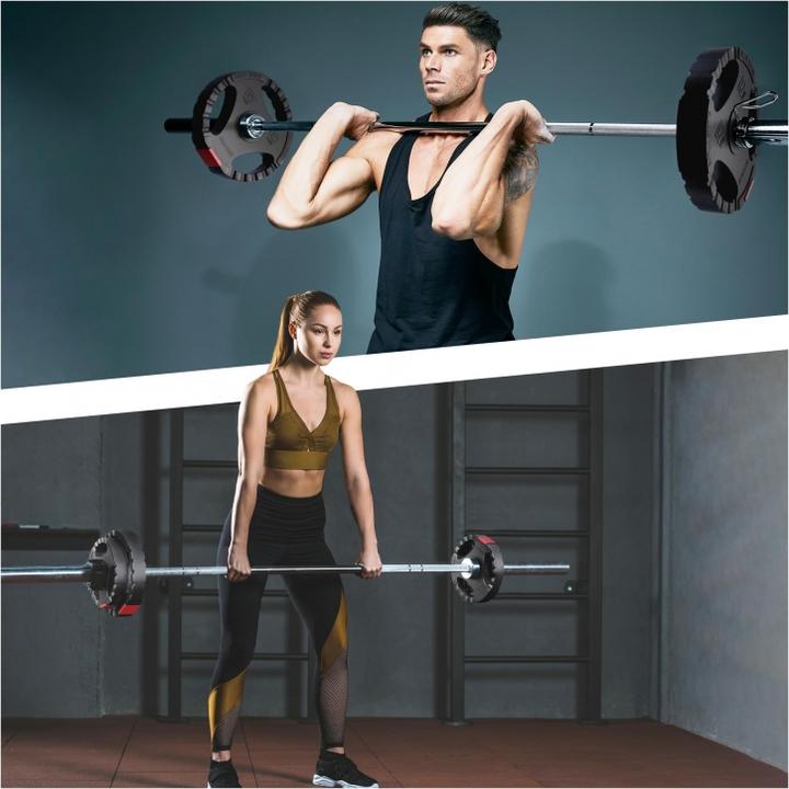 Produktbild Gorilla Sports Hantelscheibenset (4 x 2.5 kg, 4 x 5 kg)