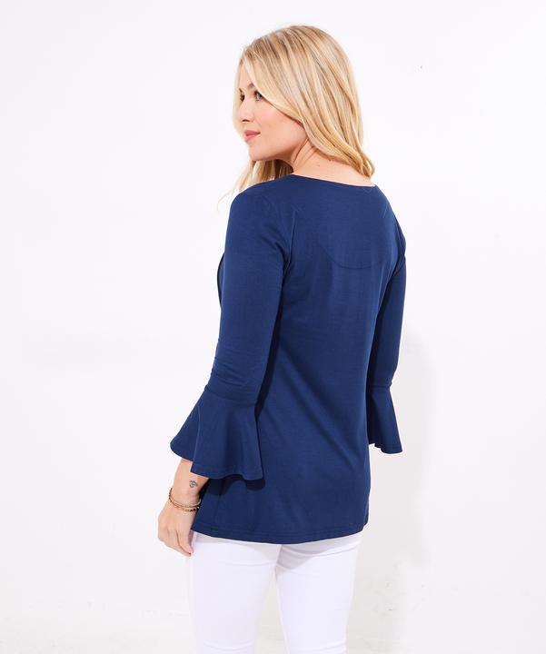 Actual product image Joe Browns Longline Button-Down Jersey Top (40)
