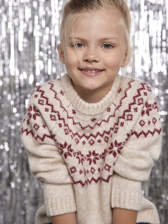 Produktbild Envie de Fraise Weihnachts-Pullover Kinder Jacquardstrick-Capsule (110)