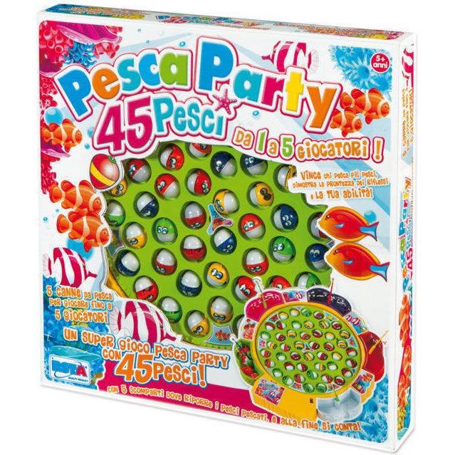 Rs Toys Fishing Game with 45 Fish (Deutsch, Englisch, Französisch, Italienisch, Schweizerdeutsch)