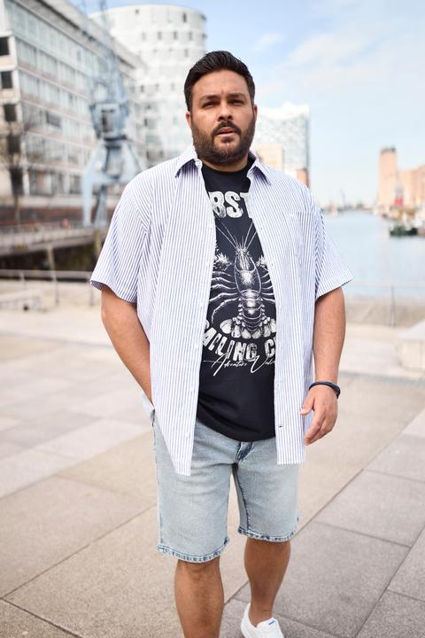 Produktbild Men+ Kapuzen-Sweatjacke, Applikation (L)