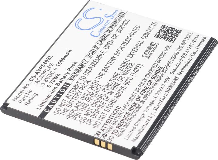 AccuCell Akku Archos AC50PL4G, Archos 50 Platinum 4G