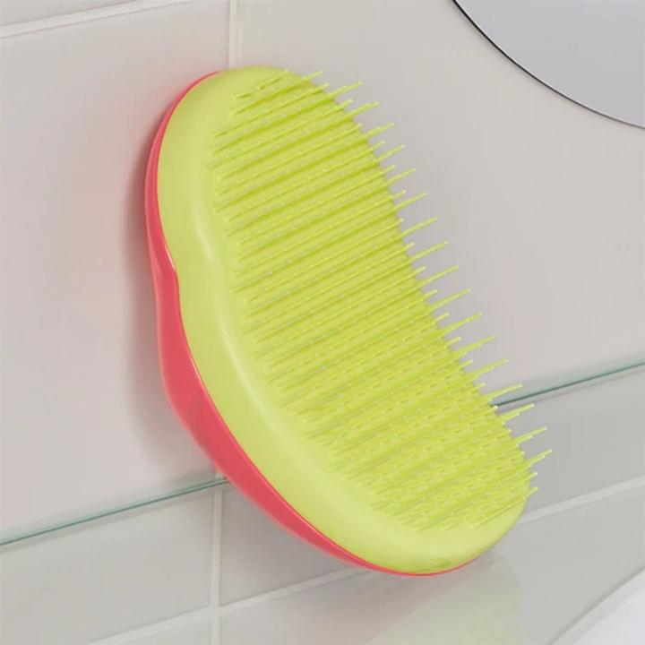 Immagine prodotto Tangle Teezer Spazzola districante originale con setole in plastica Rosa Salmone e Giallo Hyper