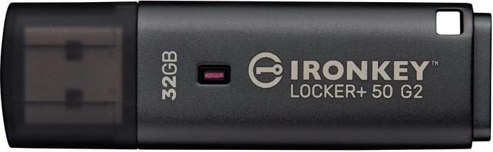 Produktbild Kingston IronKey Locker+ 50 G2/32GB/USB 3.2 Gen 1 (5Gb/s)/USB-A/Černá (32 GB, USB-A)