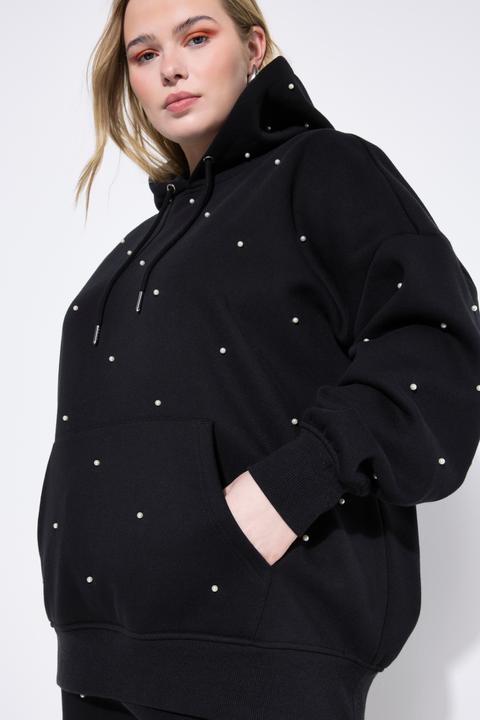 Produktbild Studio Untold Hoodie, Oversize Shape, Kapuze, Zierperlen (58)