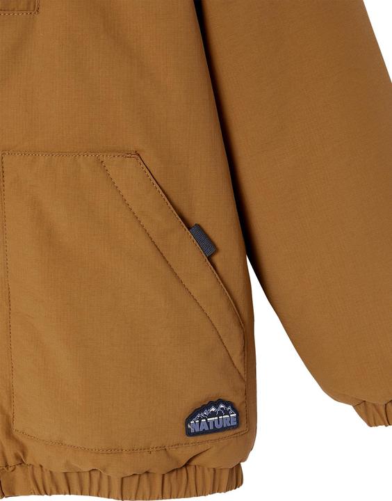 Produktbild Vertbaudet Jungen Winterjacke mit Kapuze und Webpelzfutter, Recycling-Polyester (158, 164)
