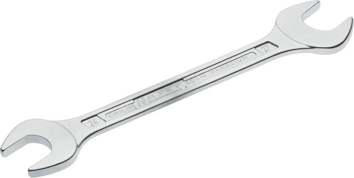 Actual product image HAZET Double open-end wrench 450N-24X27 ∙ Outside hexagon profile ∙ 24 x 27 mm (24 mm, 27 mm)