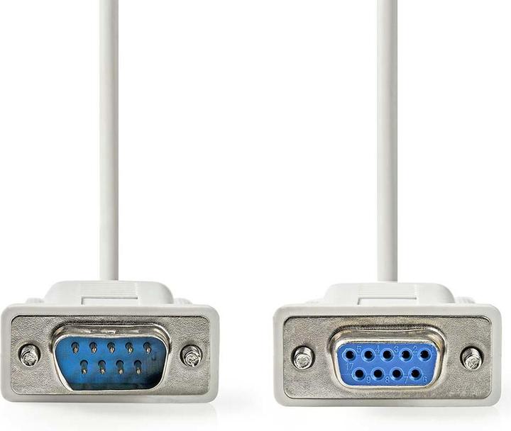 Produktbild Nedis Serielles Kabel | D-SUB 9-Pin Stecker | D-SUB 9-Pin-Buchse | Vernickelt | 2.00 m | Rund | PVC (2 m)