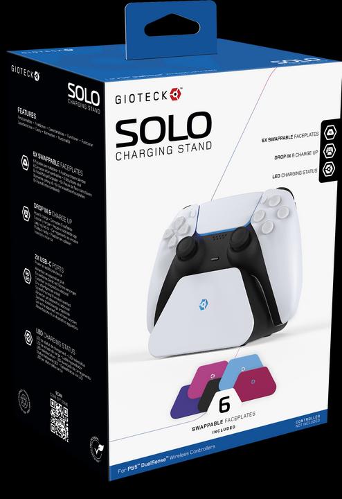 Actual product image Gioteck Solo Charging Stand (PS5)