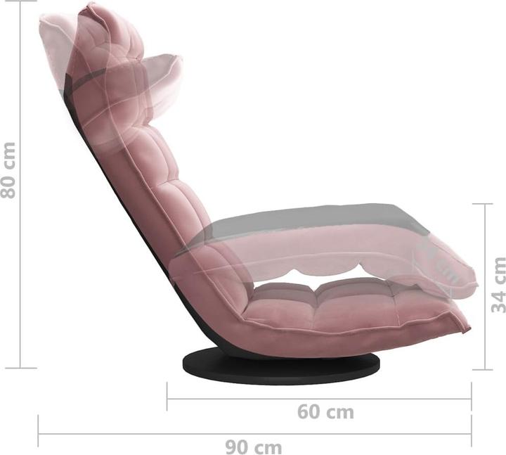 Actual product image vidaXL Bodenstuhl