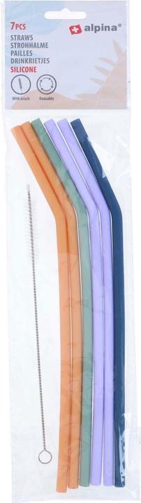 Produktbild alpina Straws Silicone 7pcs incl. Bru (7 x)
