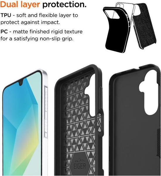 Actual product image Eiger North Case GRS Galaxy A26/A16 schwarz (Samsung Galaxy A16, Samsung Galaxy A17, Samsung Galaxy A26)