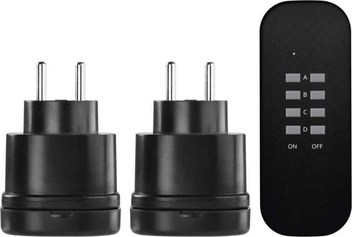 Actual product image Emos DálkovÄ' ovládané zásuvky P0067, IP44