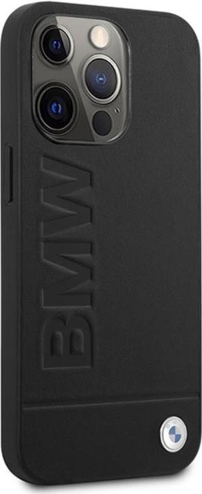 Produktbild BMW Etui BMHMP14XSLLBK iPhone 14 Pro Max 6,7" czarny/black hardcase Signature Logo Imprint Magsafe (Apple iPhone 14 Pro Max)