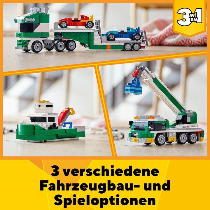 Produktbild LEGO Rennwagentransporter (31113, LEGO Creator 3-in-1)