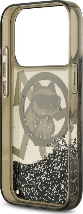 Actual product image Karl Lagerfeld - Glitter MagSafe - iPhone 17 Pro Max - Liquid Choupette Head (Apple iPhone 17 Pro Max)
