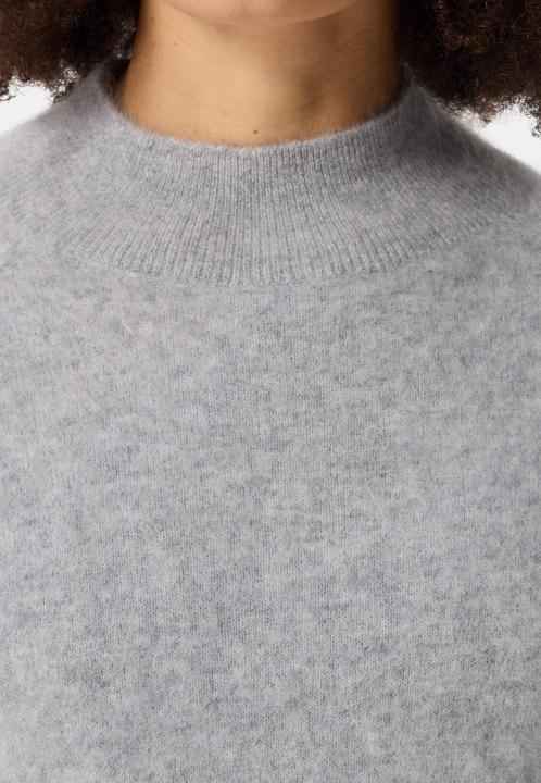 Produktbild Cash-Mere Brushed Kaschmir Pullover mit kurzem Stehkragen (XS)