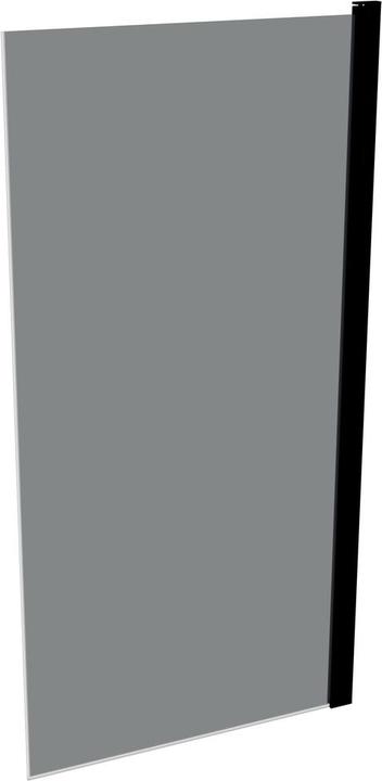 Actual product image Hüppe Design pure 4-corner movable side panel for swing door, width:100cm height:200cm, mounting left &amp (211 cm, 100 cm, 200 cm)