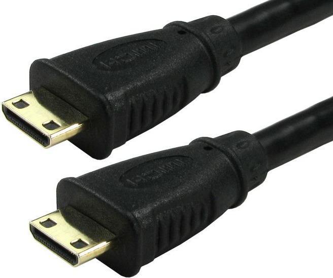 Produktbild RS PRO HDMI-Kabel A Mini-HDMI Stecker B Mini-HDMI Stecker 4K max., 5m, Schwarz (5 m)