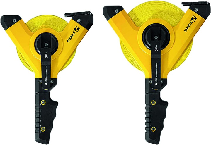 Actual product image Stabila Frame tape measure LBM 1000 FIBREGLASS, glass fibre tape, metric scale (cm)