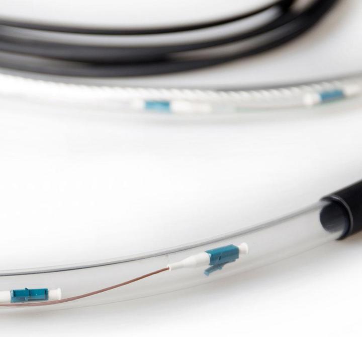 Actual product image Armored fiber optic patch cable (CAT6, 60 m)