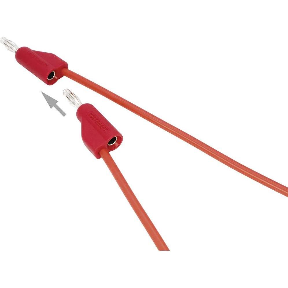Thumbnail - Voltcraft, Kabelleitung, Hochflexible Messleitungen SET 1.5 m 30 V/AC, 60 V/DC 10 A (1.50 m)