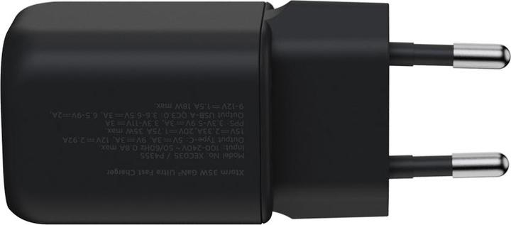 Image du produit Xtorm 1 x USB-C 35W, 1x USB-A 18W, ohne Kabel XEC035 black (35 W)