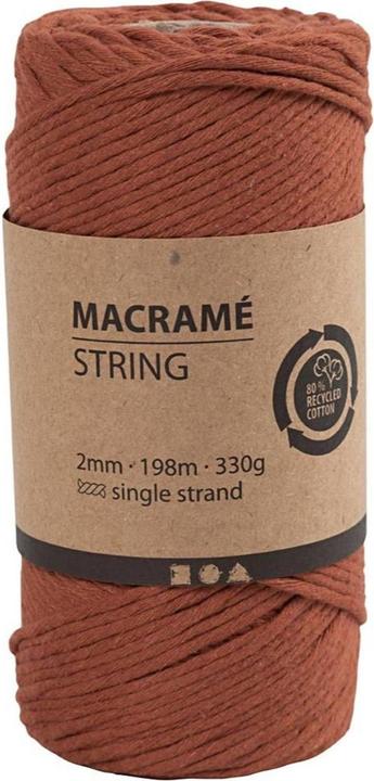 Image du produit Creativ Company Fil de coton Macramé Cordon Orange (198 m)