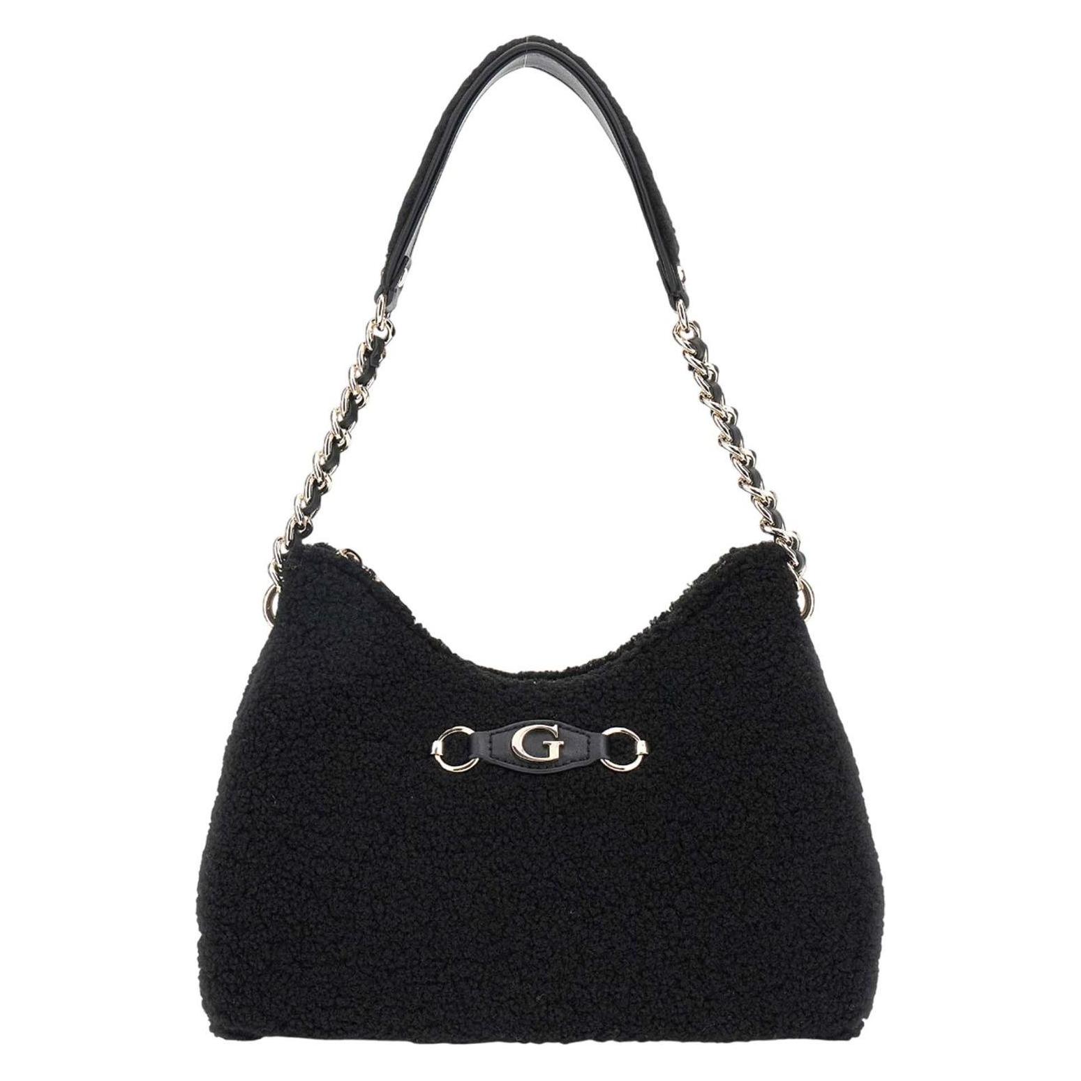 Guess, Damen, Handtasche, Borsa A Spalla Aslia Con Zip Superiore, Schwarz