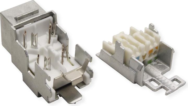 Actual product image Telegärtner CAT 6a Keystone UniversalModule according to EIA/TIA 568A (Keystone module)