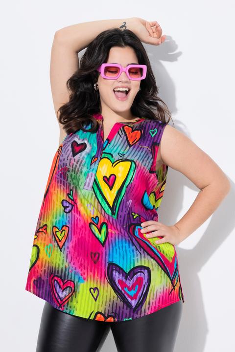 Immagine prodotto Angel of Style Bluse, ärmellos, Herzmuster (54)