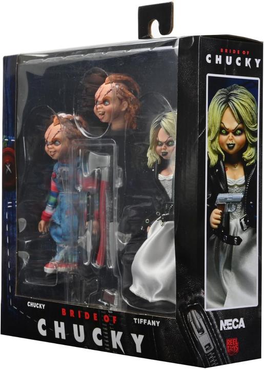Actual product image Neca AF Bride of Chucky 2 Pack Chucky & Tiffany