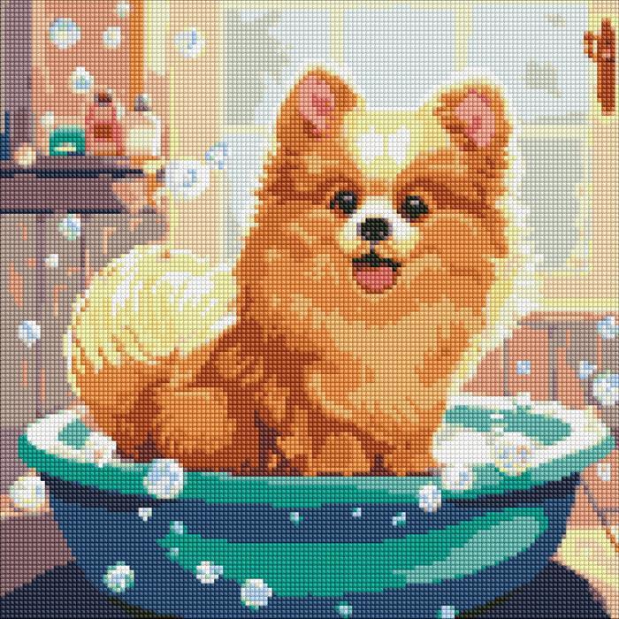 Ideyka Diamond Painting - Gewürze mit Rahmen 30 x 40 cm