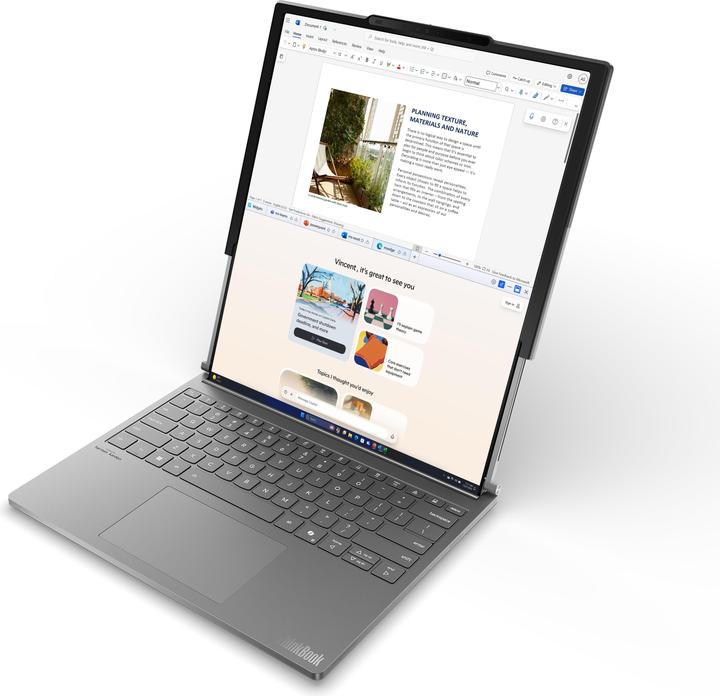 Actual product image Lenovo ThinkBook Plus Gen 6 Rollable (14", 1000 GB, 32 GB, DE, Intel Core Ultra 7 258V)